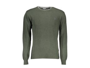 U.S. POLO Štýlový Pánsky Pulóver Zelená (Veľkosť XL, Farba zelená)