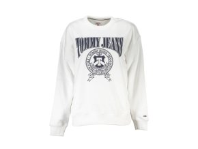Tommy Hilfiger Perfektná Dámska Mikina Biela (Veľkosť XL, Farba Biela)