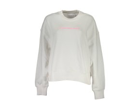 Dámska Mikina bez zipsu Calvin Klein Biela