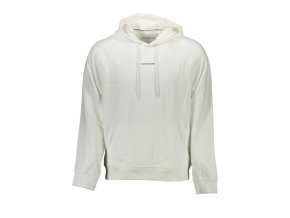 Pánska Mikina bez zipsu Calvin Klein Biela (Veľkosť XL, Farba Biela)