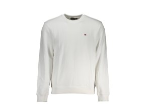 Pánska Mikina bez zipsu Napapijri Biela (Veľkosť 2XL, Farba Biela)