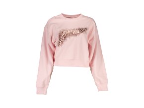 GUESS JEANS Perfektná Pánska Mikina Ružová (Veľkosť XL, Farba ružová)