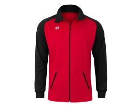 Stark Soul® Warm Up Pánska Tréningová Tepláková Bunda so zipsom červená (Veľkosť S, Farba červená)
