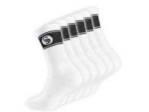 Stark Soul® Retro Look Crew Perfektné Pánske Retro Ponožky 3 páry biele (Veľkosť 39 - 42, Farba Biela)