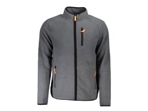 NORWAY 1963 Perfektná Pánska Mikina na zips Šedá (Veľkosť L, Farba šedá)