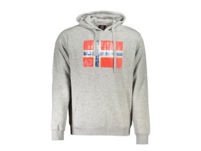 NORWAY 1963 Perfektná Pánska Mikina Šedá (Veľkosť XL, Farba šedá)