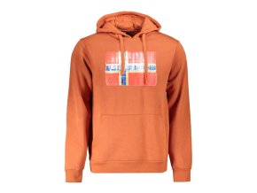 NORWAY 1963 Perfektná Pánska Mikina Hnedá (Veľkosť XL, Farba Hnedá)