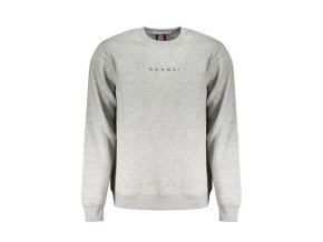 NORWAY 1963 Perfektná Pánska Mikina Šedá (Veľkosť XL, Farba šedá)