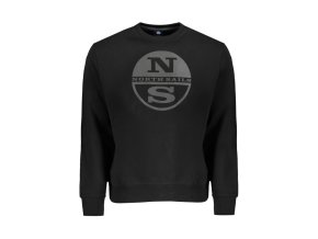 North Sails Perfektná Pánska Mikina Čierna (Veľkosť M, Farba čierna)