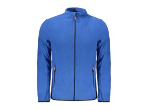 NORWAY 1963 Perfektná Pánska Mikina na zips Modrá (Veľkosť 2XL, Farba modrá)