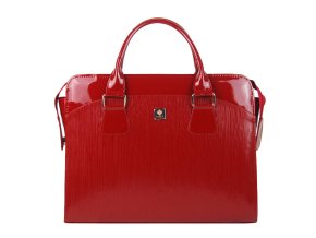 punce lc01 damska taska na notebook cervena ryhovana 1