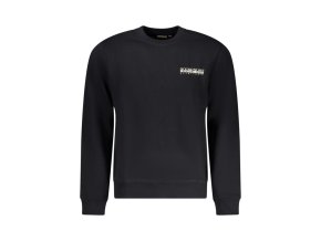 Napapijri Perfektná Pánska Mikina Čierna (Veľkosť XL, Farba čierna)