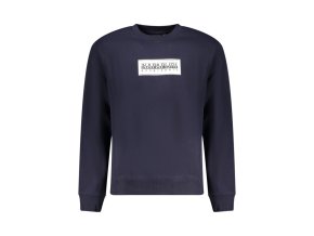 Napapijri Perfektná Pánska Mikina Modrá (Veľkosť S, Farba modrá)