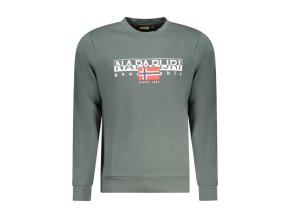 Napapijri Perfektná Pánska Mikina Zelená (Veľkosť S, Farba zelená)