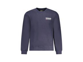 Napapijri Perfektná Pánska Mikina Modrá (Veľkosť S, Farba modrá)
