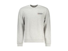Napapijri Perfektná Pánska Mikina Šedá (Veľkosť M, Farba šedá)