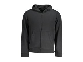 Calvin Klein Perfektná Pánska Mikina na zips Čierna (Veľkosť XL, Farba čierna)