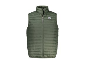 North Sails Perfektná Pánska Zimná Bunda bez Rukávov Zelená (Veľkosť S, Farba zelená)