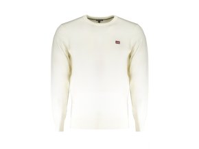NORWAY 1963 Štýlový Pánsky Pulóver Biela (Veľkosť 2XL, Farba Biela)