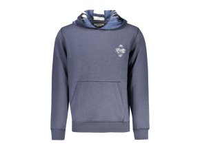 GUESS JEANS Perfektná Pánska Mikina Modrá (Veľkosť S, Farba modrá)