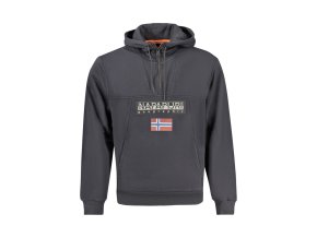 Napapijri Perfektná Pánska Mikina Čierna (Veľkosť S, Farba čierna)