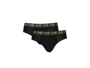 CAVALLI CLASS Perfektné Pánske Slipy Čierna (Veľkosť S, Farba čierna)
