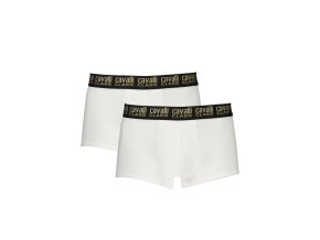CAVALLI CLASS Perfektné Pánske Boxerky Biela (Veľkosť S, Farba Biela)