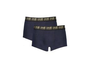 CAVALLI CLASS Perfektné Pánske Boxerky Modrá (Veľkosť S, Farba modrá)