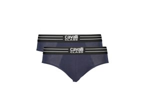 CAVALLI CLASS Perfektné Pánske Slipy Modrá (Veľkosť S, Farba modrá)