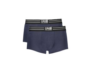 CAVALLI CLASS Perfektné Pánske Boxerky Modrá (Veľkosť S, Farba modrá)