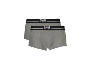CAVALLI CLASS Perfektné Pánske Boxerky Šedá (Veľkosť S, Farba šedá)