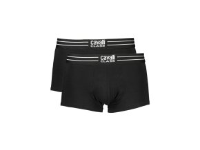 CAVALLI CLASS Perfektné Pánske Boxerky Čierna (Veľkosť S, Farba čierna)