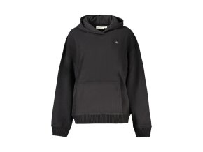 Dámska Mikina bez zipsu Calvin Klein Čierna (Veľkosť XS, Farba čierna)