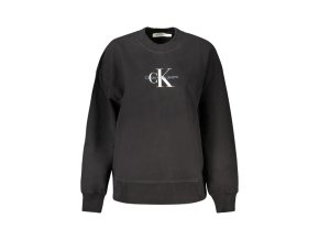 Dámska Mikina bez zipsu Calvin Klein Čierna (Veľkosť XS, Farba čierna)