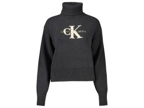 Calvin Klein Štýlový Dámsky Sveter Čierna