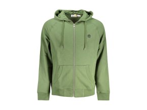 Pánska Mikina na zips Timberland Zelená (Veľkosť S, Farba zelená)