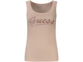GUESS JEANS Perfektný Dámsky Top Ružová