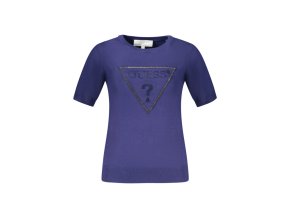 GUESS JEANS Štýlový Dámsky Pulóver Modrá (Veľkosť XS, Farba modrá)