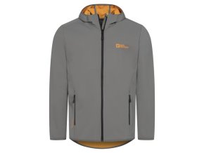 Jack Wolfskin Perfektná Pánska Bunda Šedá