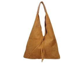 kozena damska kabelka pres rameno s7137 cognac 1