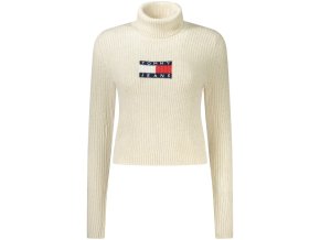 Tommy Hilfiger Štýlový Dámsky Sveter Béžová (Veľkosť L, Farba Bežová)