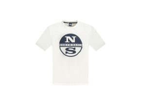 North Sails Perfektné Pánske Tričko Krátky Rukáv Biela (Veľkosť S, Farba Biela)