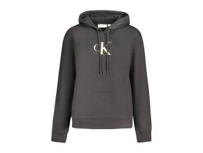 Dámska Mikina bez zipsu Calvin Klein Čierna (Veľkosť XS, Farba čierna)