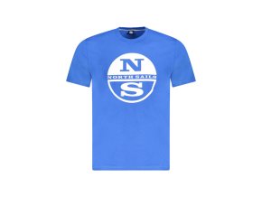 North Sails Perfektné Pánske Tričko Krátky Rukáv Modrá (Veľkosť S, Farba modrá)