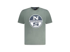 North Sails Perfektné Pánske Tričko Krátky Rukáv Zelená (Veľkosť S, Farba zelená)