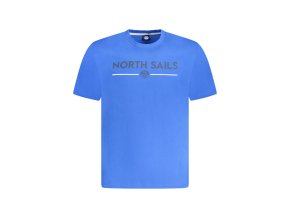 North Sails Perfektné Pánske Tričko Krátky Rukáv Modrá (Veľkosť S, Farba modrá)