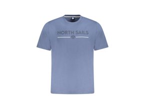 North Sails Perfektné Pánske Tričko Krátky Rukáv Modrá (Veľkosť S, Farba modrá)