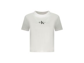 Calvin Klein Perfektné Dámske Tričko Krátky Rukáv Biela (Veľkosť XL, Farba Biela)