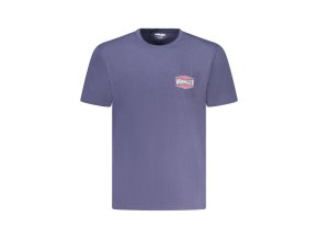 Wrangler Perfektné Pánske Tričko Krátky Rukáv Modrá (Veľkosť S, Farba modrá)