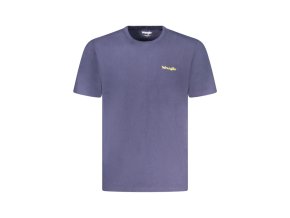 Wrangler Perfektné Pánske Tričko Krátky Rukáv Modrá (Veľkosť S, Farba modrá)